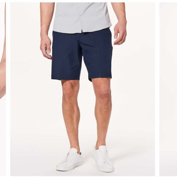 Lululemon Men's Commission Shorts 9 inch Size 36 Navy Everyday Casual - Picture 7 of 7